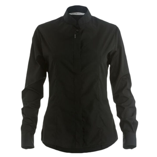 Ladies Mandarin Collar Shirt Thumbnail