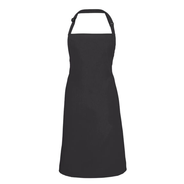 Plain Black Bib Apron Thumbnail